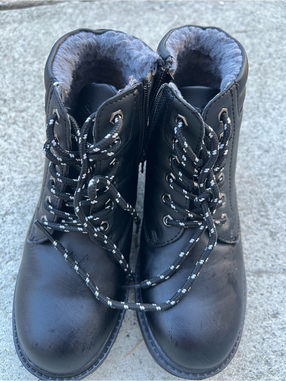 Youth Size 1 Combat Boots